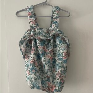 Abercrombie Kids Floral Blouse - Blue and Pink